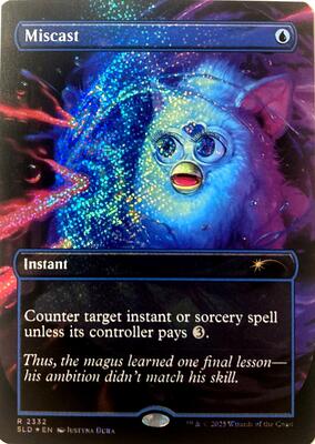 Miscast (Confetti Foil) card from Secret Lair Drop Series