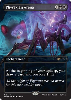 Phyrexian Arena (Rainbow Foil) card from Secret Lair Drop Series