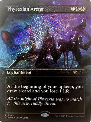 Phyrexian Arena (Confetti Foil) card from Secret Lair Drop Series