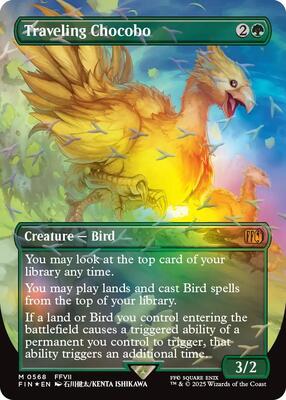 Traveling Chocobo (Borderless) (Chocobo Track Foil) card from FINAL FANTASY
