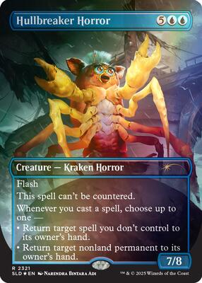 Hullbreaker Horror (Rainbow Foil) card from Secret Lair Drop Series