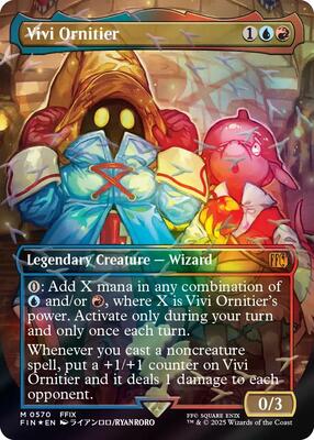 Vivi Ornitier (Borderless) (Chocobo Track Foil) card from FINAL FANTASY