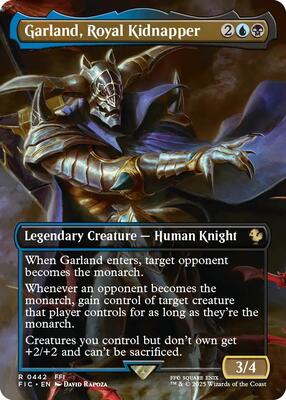 Garland, Royal Kidnapper (Borderless) card from Commander: FINAL FANTASY