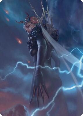 Edea, Possessed Sorceress Scene Art Card card from Art Series: FINAL FANTASY