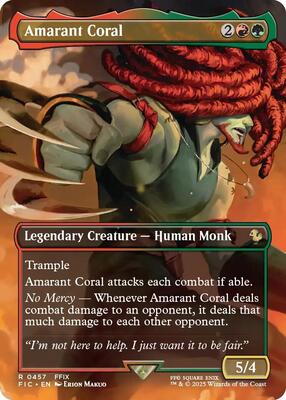 Amarant Coral (Borderless) card from Commander: FINAL FANTASY