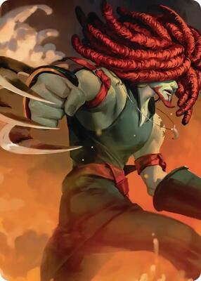 Amarant Coral Scene Art Card card from Art Series: FINAL FANTASY