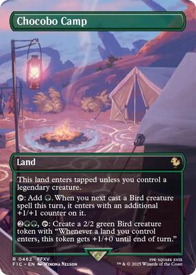 Chocobo Camp (Borderless) card from Commander: FINAL FANTASY