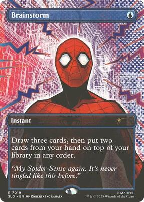 Brainstorm (7019) card from Secret Lair Drop Series