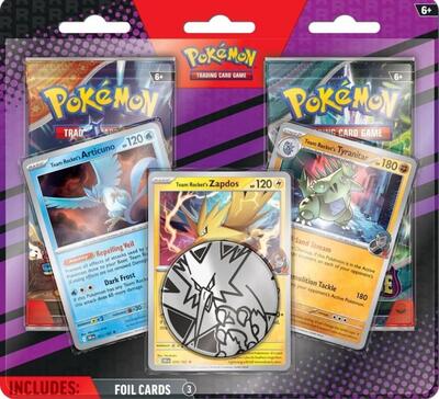 2-Pack Blister Pack [Team Rocket's Articuno, Zapdos & Tyranitar] card from Miscellaneous Cards & Products