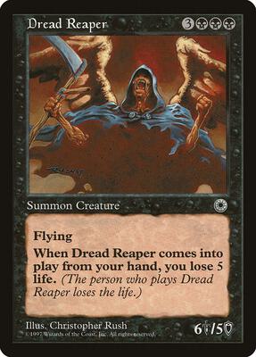 Dread Reaper card from Portal