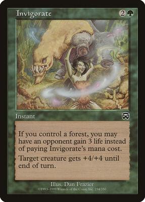 Invigorate card from Mercadian Masques