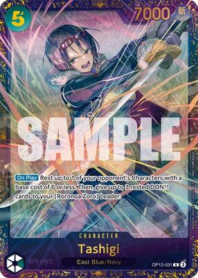 Tashigi (Treasure Cup 2025) card from One Piece Promotion Cards