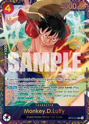 Monkey.D.Luffy (Treasure Cup 2025) card from One Piece Promotion Cards