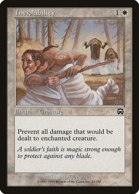 Inviolability card from Mercadian Masques