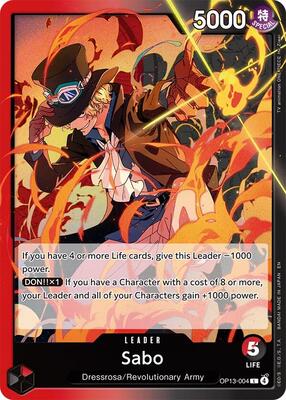 Sabo (004) card from Carrying On His Will