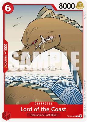 Lord of the Coast card from Carrying On His Will