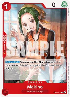Makino card from Carrying On His Will