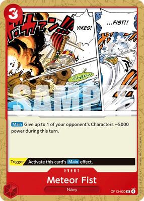 Meteor Fist card from Carrying On His Will