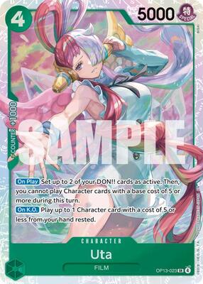 Uta card from Carrying On His Will