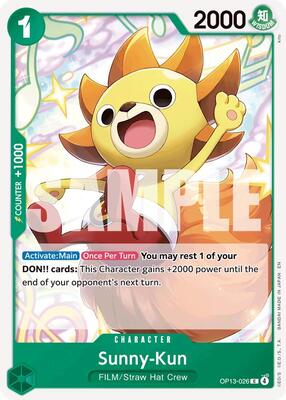 Sunny-Kun card from Carrying On His Will
