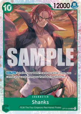 Shanks (028) card from Carrying On His Will