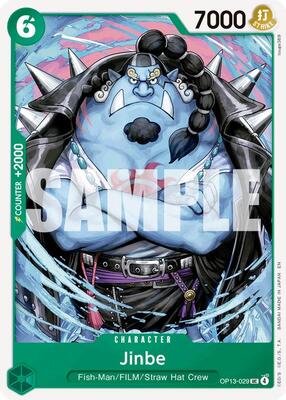 Jinbe card from Carrying On His Will