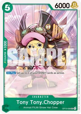 Tony Tony.Chopper card from Carrying On His Will