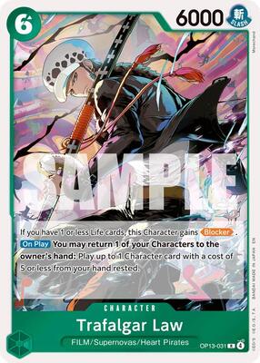 Trafalgar Law card from Carrying On His Will