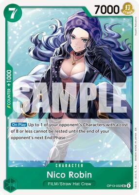 Nico Robin card from Carrying On His Will