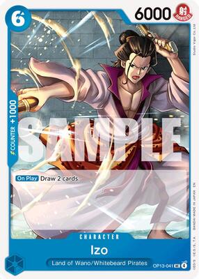 Izo card from Carrying On His Will