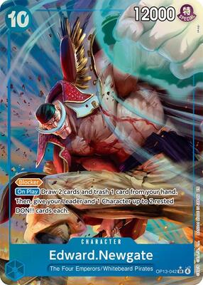 Edward.Newgate (Alternate Art) card from Carrying On His Will