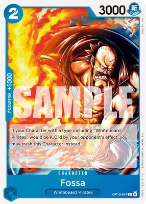 Fossa card from Carrying On His Will