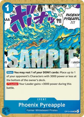 Phoenix Pyreapple card from Carrying On His Will