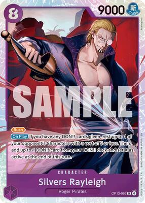Silvers Rayleigh card from Carrying On His Will