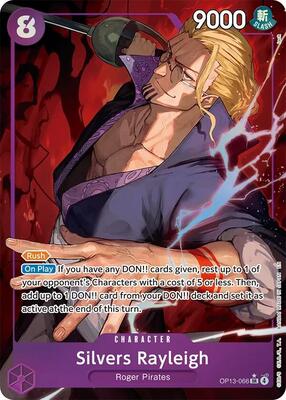 Silvers Rayleigh (Alternate Art) card from Carrying On His Will