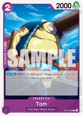 Tom card from Carrying On His Will