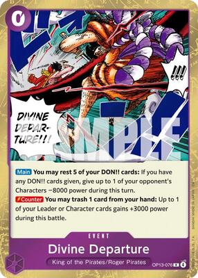 Divine Departure card from Carrying On His Will