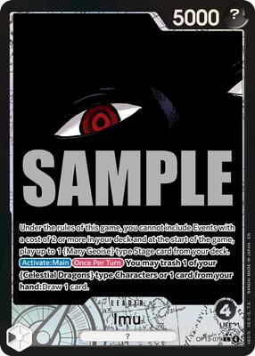 Imu (Alternate Art) card from Carrying On His Will