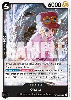 Koala card from Carrying On His Will