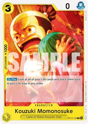 Kouzuki Momonosuke card from Carrying On His Will