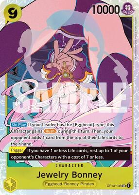 Jewelry Bonney (108) card from Carrying On His Will
