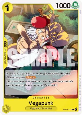 Vegapunk card from Carrying On His Will