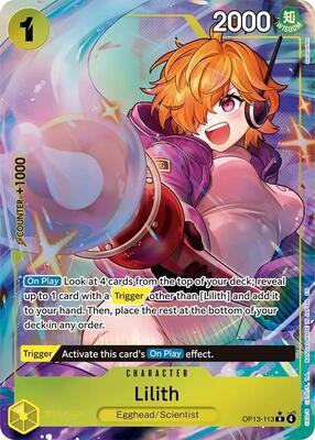 Lilith (Alternate Art) card from Carrying On His Will
