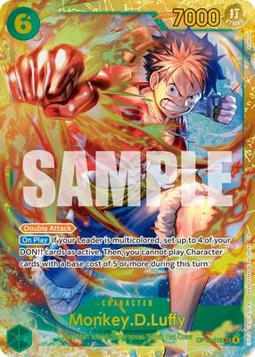 Monkey.D.Luffy (118) card from Carrying On His Will