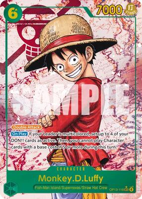 Monkey.D.Luffy (118) (Parallel) card from Carrying On His Will