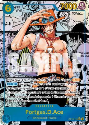 Portgas.D.Ace (119) (Super Alternate Art) card from Carrying On His Will