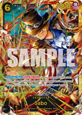 Sabo (120) card from Carrying On His Will