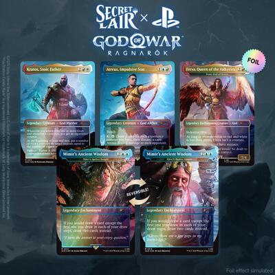 Secret Lair x God of War: Norse - Traditional Foil Edition card from Secret Lair Drop Series