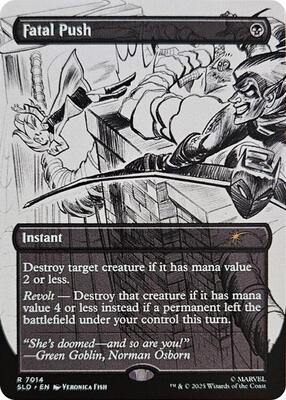 Fatal Push (7014) card from Secret Lair Drop Series