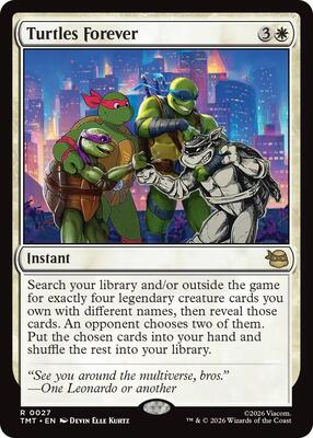 Turtles Forever card from Teenage Mutant Ninja Turtles